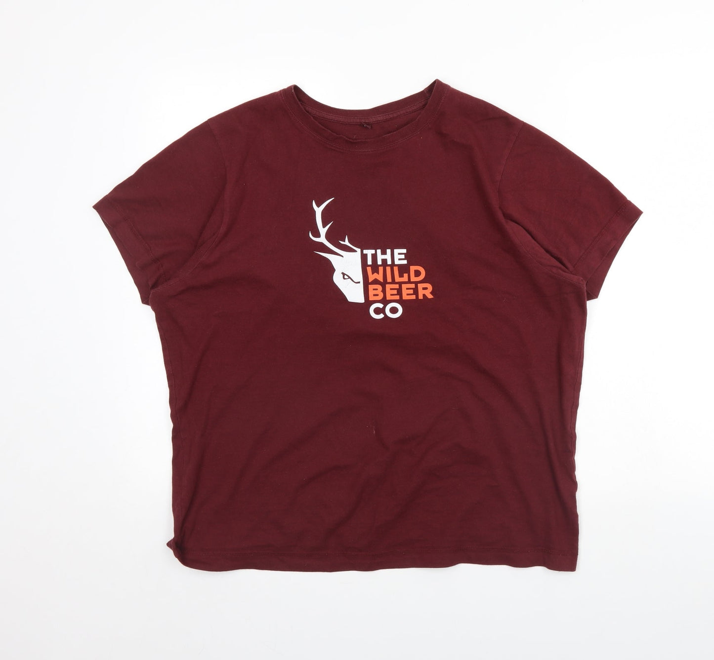 Preworn Mens Red    T-Shirt Size M