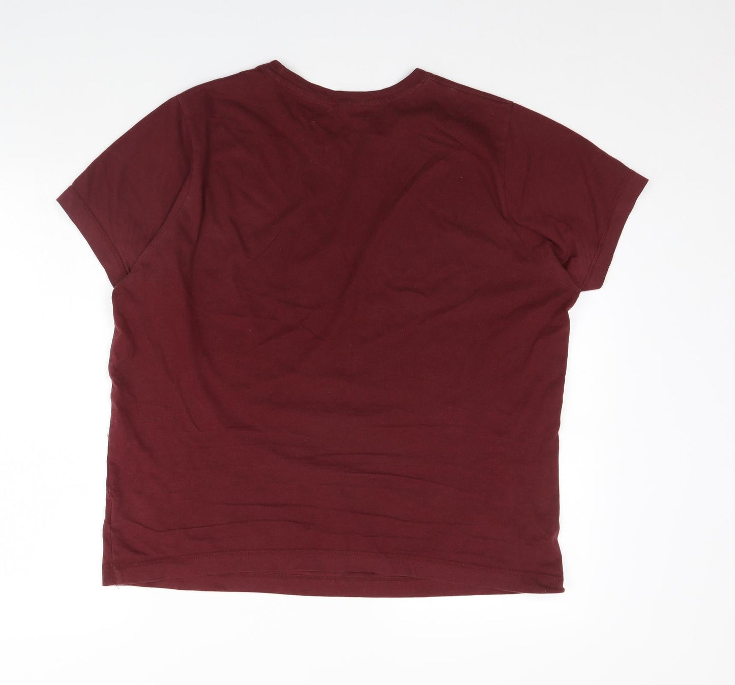 Preworn Mens Red    T-Shirt Size M