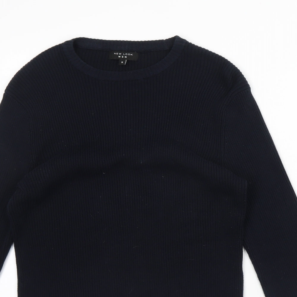 New Look Mens Blue   Pullover Jumper Size S