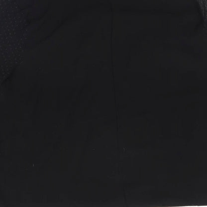 Boohoo Womens Black   Basic Blouse Size 14