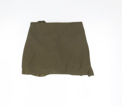 Missguided Womens Green   Cut-Off Shorts Size 8