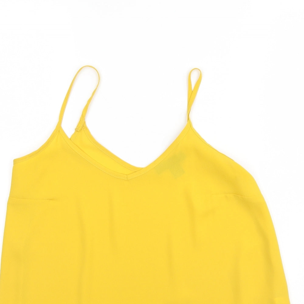 Atmosphere Womens Yellow   Basic Tank Size 8