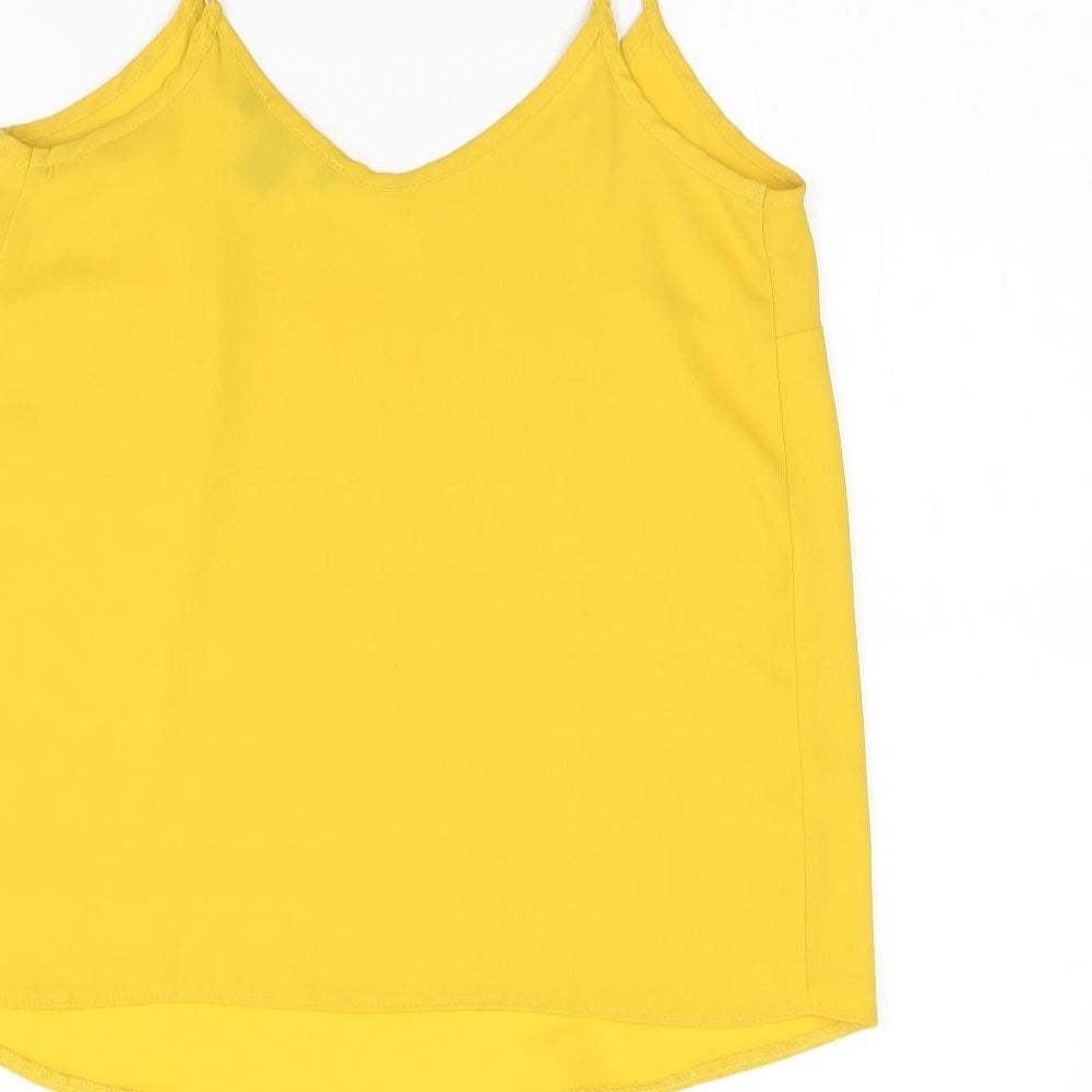 Atmosphere Womens Yellow   Basic Tank Size 8