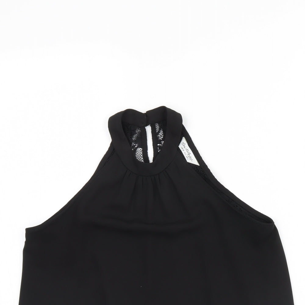 Miss Selfridge Womens Black   Basic Tank Size 6