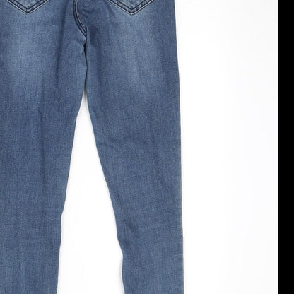 365 Denim Womens Blue  Denim Skinny Jeans Size 10 L30 in - Tie Detail