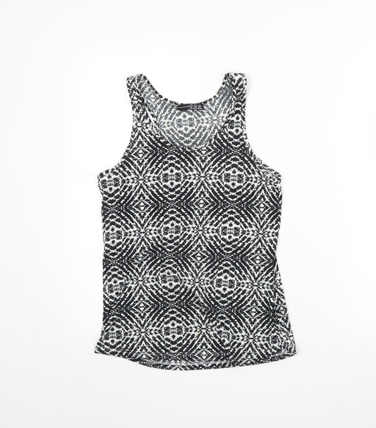 Womens UK Size 6 Atmosphere Black Basic Tank