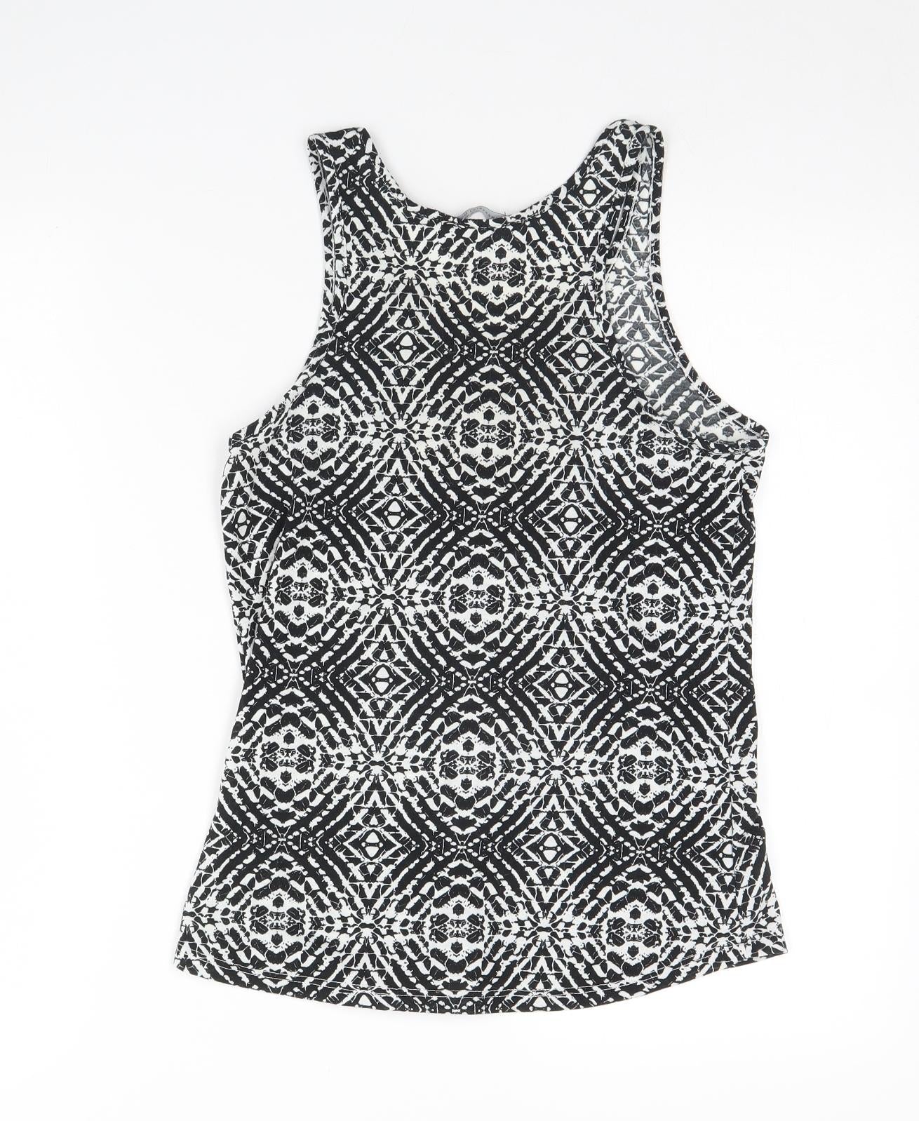 Womens UK Size 6 Atmosphere Black Basic Tank