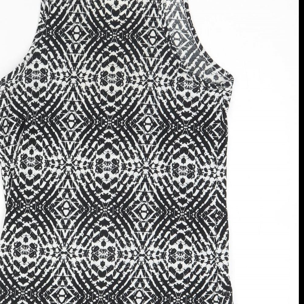 Womens UK Size 6 Atmosphere Black Basic Tank