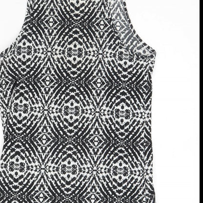 Womens UK Size 6 Atmosphere Black Basic Tank