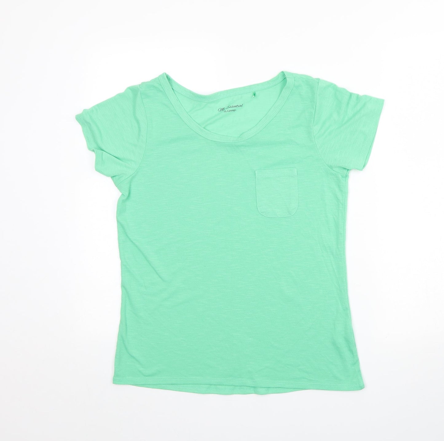 George Womens Green   Basic T-Shirt Size 10