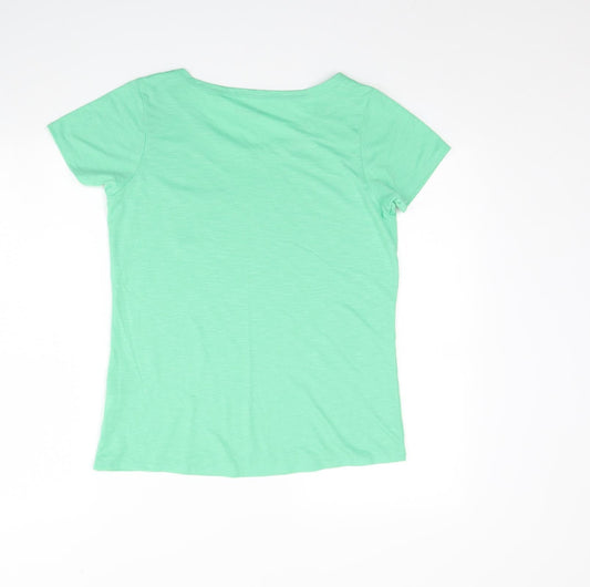 George Womens Green   Basic T-Shirt Size 10