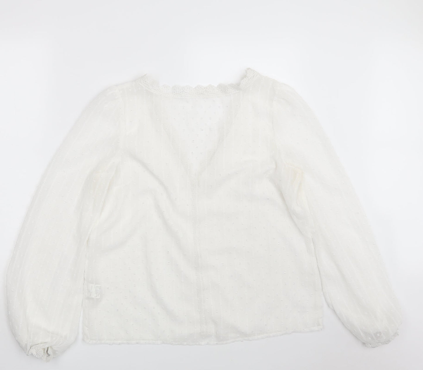 SheIn Womens Ivory   Basic Blouse One Size