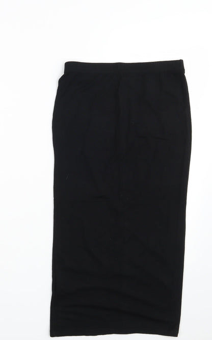 Boohoo Womens Black   Straight & Pencil Skirt Size 8