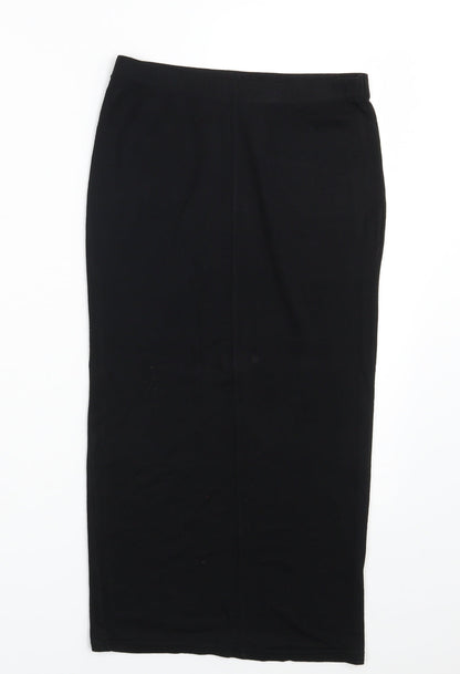 Boohoo Womens Black   Straight & Pencil Skirt Size 8