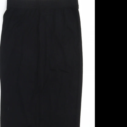 Boohoo Womens Black   Straight & Pencil Skirt Size 8