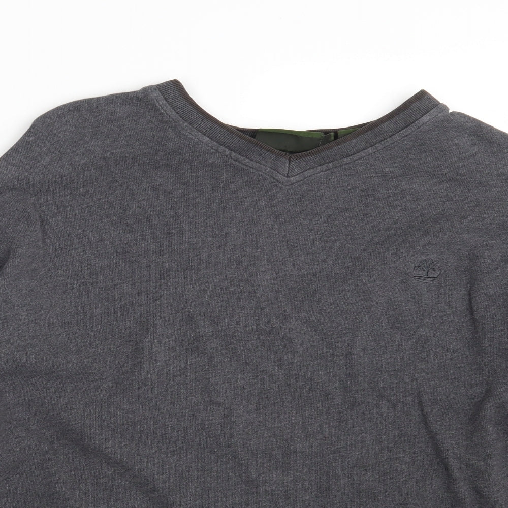 Timberland Mens Grey   Pullover Sweatshirt Size M