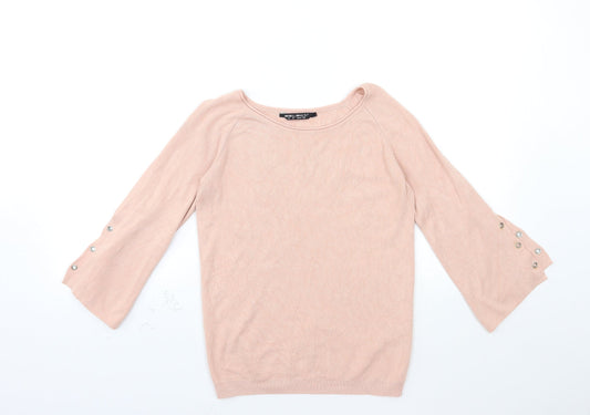 Womens UK Size 8 Select Pink Pullover Jumper