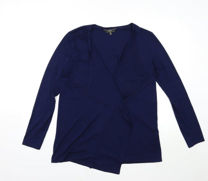 Womens UK Size 14 Lipsy Blue Cardigan Jumper