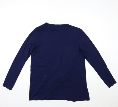 Womens UK Size 14 Lipsy Blue Cardigan Jumper