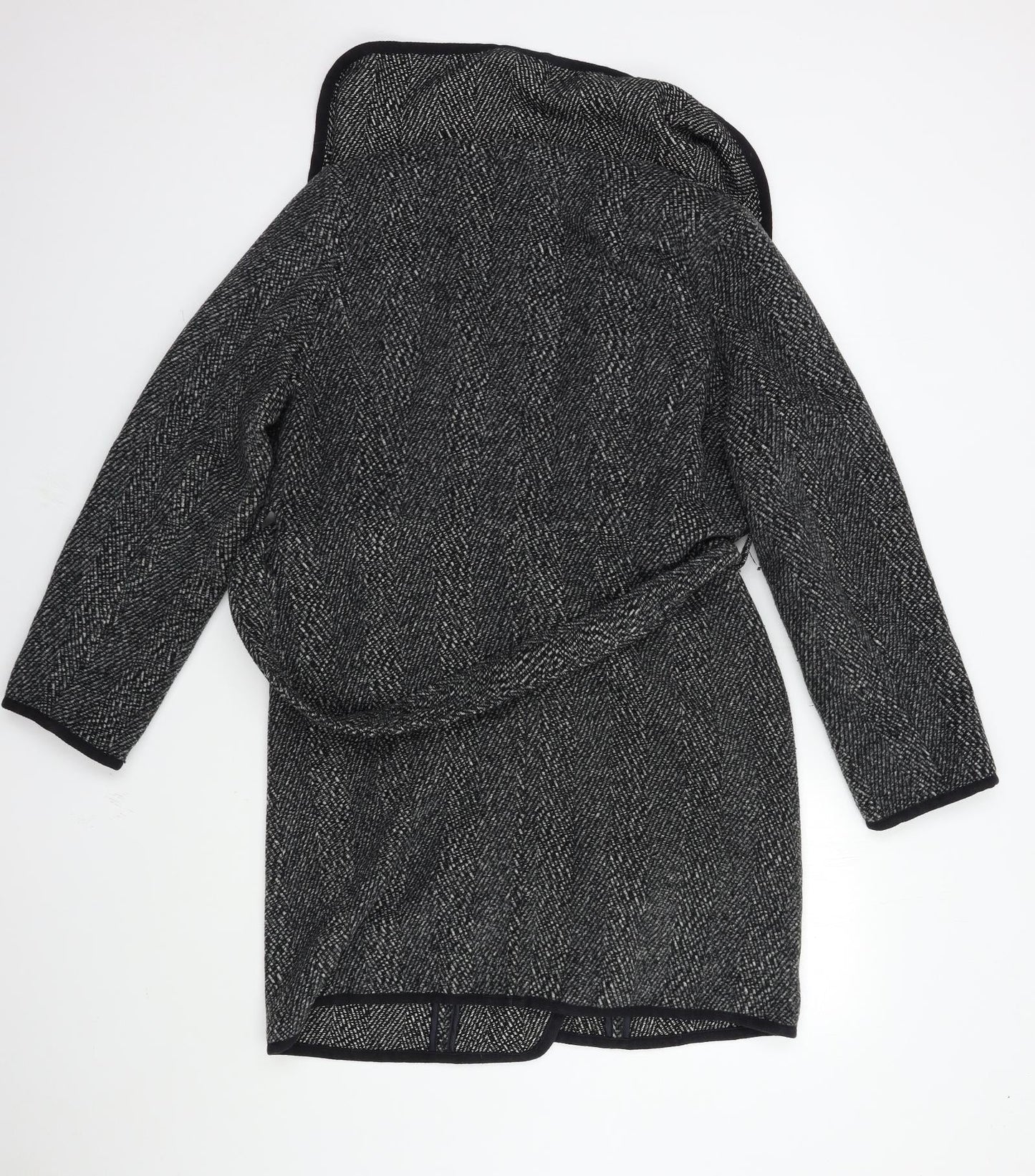 BLUE VANILLA Womens Grey   Overcoat Coat Size XL