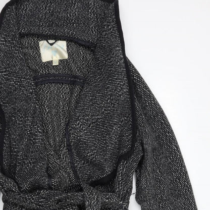 BLUE VANILLA Womens Grey   Overcoat Coat Size XL