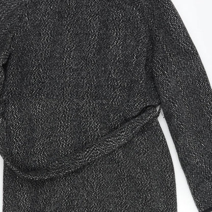 BLUE VANILLA Womens Grey   Overcoat Coat Size XL