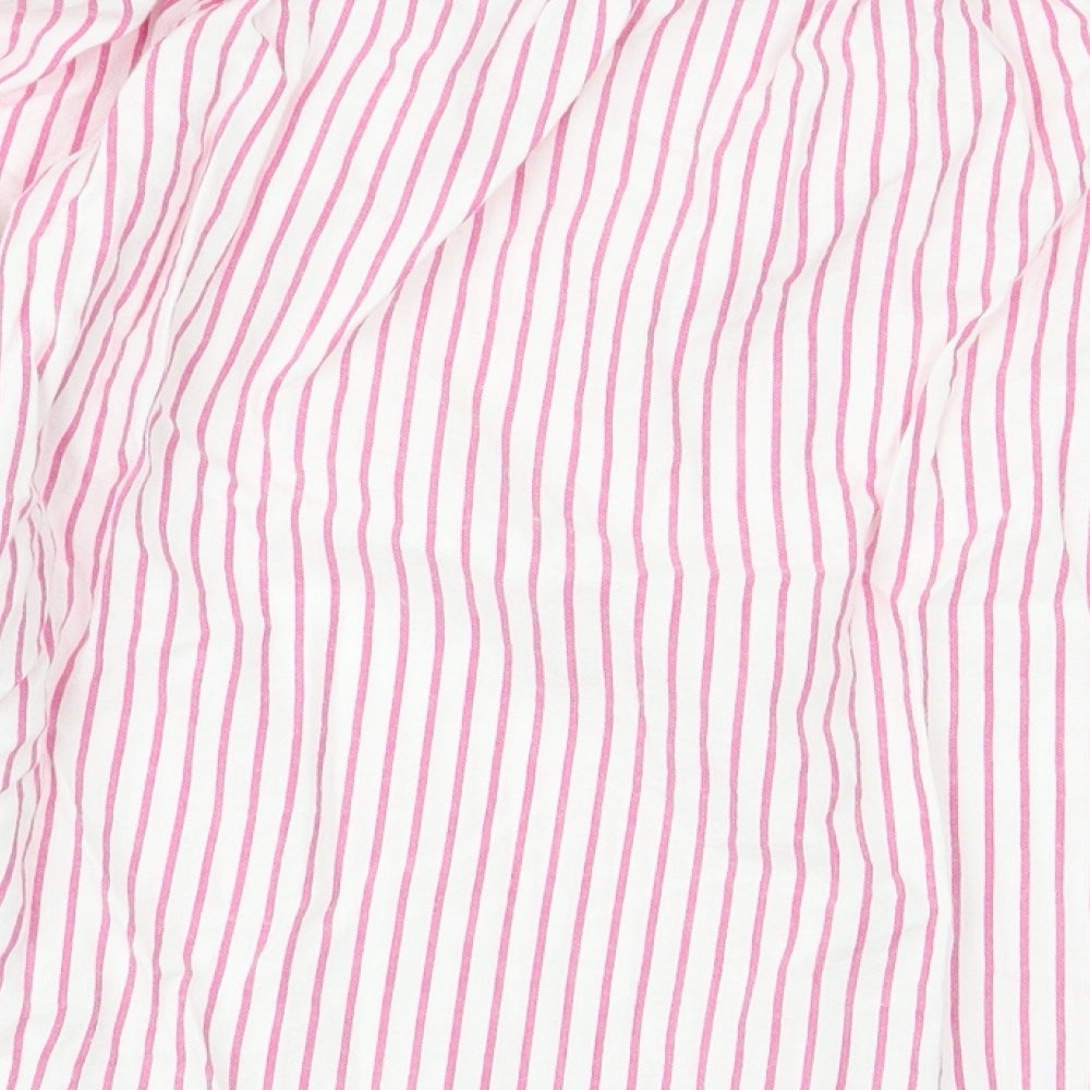 F&F Womens Multicoloured Striped  Basic Blouse Size 10