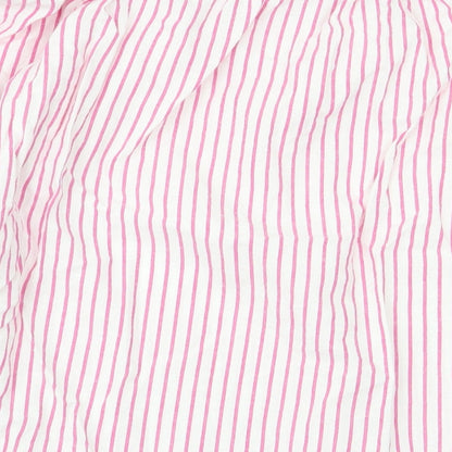 F&F Womens Multicoloured Striped  Basic Blouse Size 10