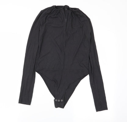 Topshop Womens Grey   Bodysuit One-Piece Size 10