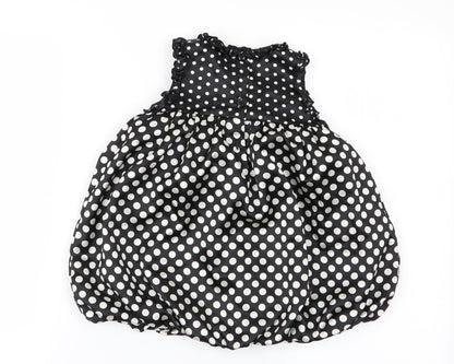Asda George Girls Multicoloured Polka Dot  Fit & Flare  Size 9-12 Months
