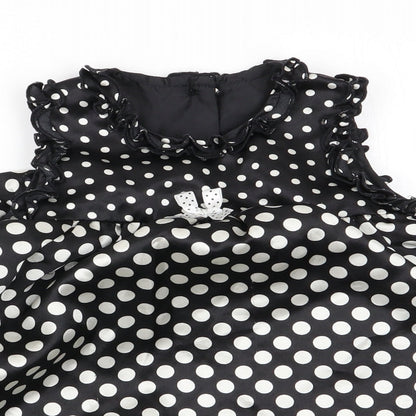 Asda George Girls Multicoloured Polka Dot  Fit & Flare  Size 9-12 Months