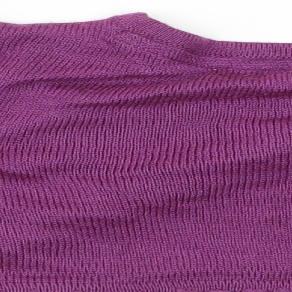 MINIMODE Girls Purple   Cardigan Jumper Size 9-12 Months