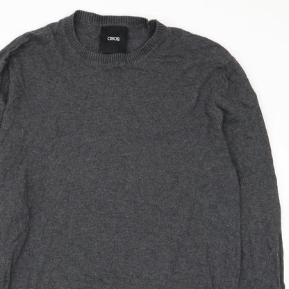 ASOS Mens Grey   Pullover Jumper Size M
