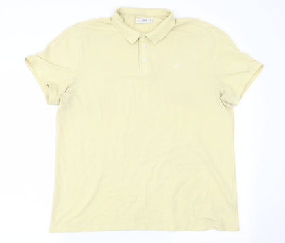F&F Mens Yellow    Polo Size L