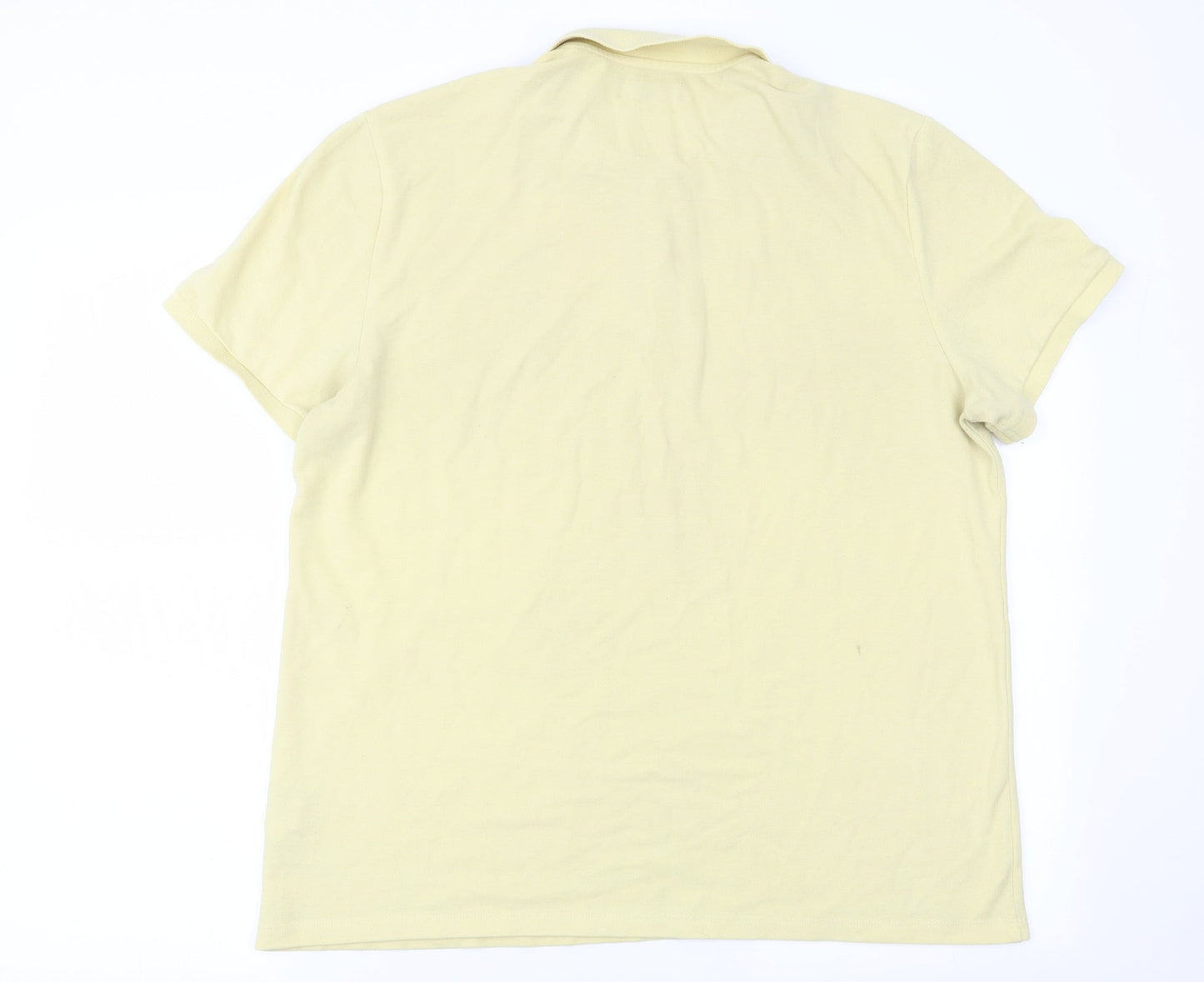 F&F Mens Yellow    Polo Size L