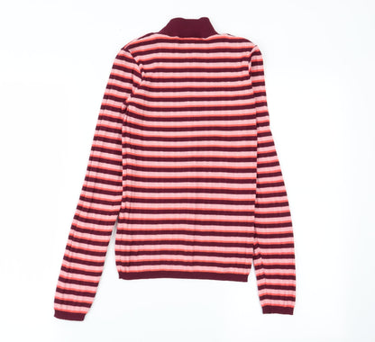 Primark Womens Multicoloured Striped  Basic T-Shirt Size 6