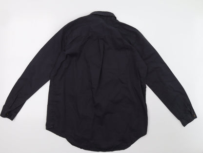 Primark Womens Blue   Basic Button-Up Size 10
