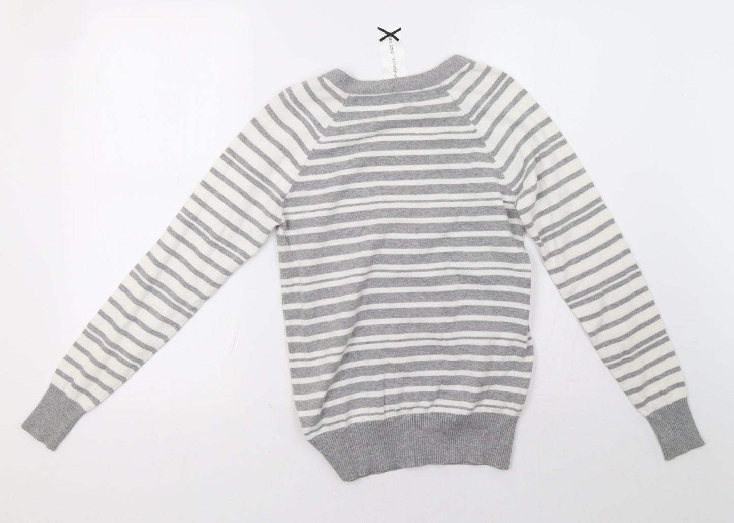 Womens UK Size 8 evie Grey Cardigan Jumper