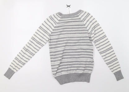 Womens UK Size 8 evie Grey Cardigan Jumper