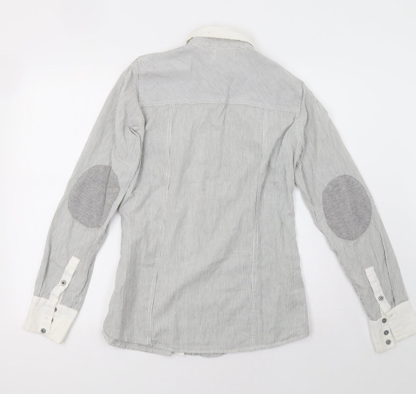 Pull&Bear Mens Blue Striped   Polo Size M