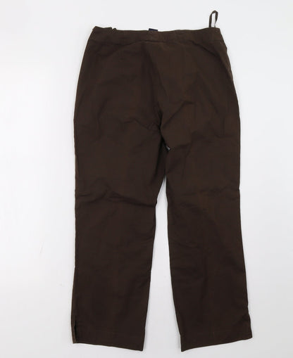 Womens UK Size 8 Gap Regular Fit  Brown Trousers