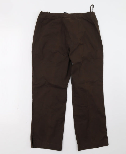 Womens UK Size 8 Gap Regular Fit  Brown Trousers