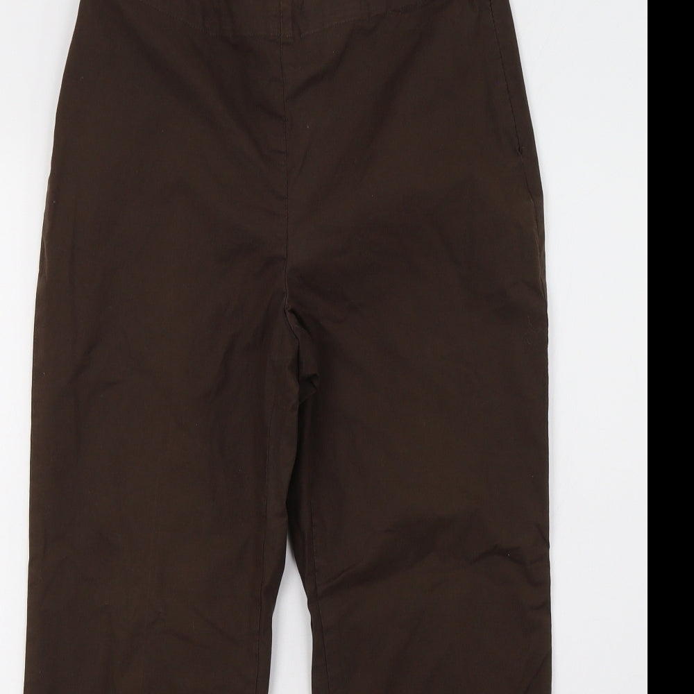 Womens UK Size 8 Gap Regular Fit  Brown Trousers