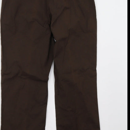Womens UK Size 8 Gap Regular Fit  Brown Trousers