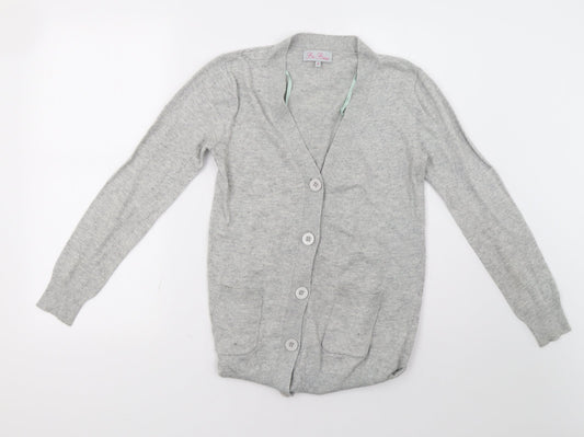 Womens UK Size 8 Matalan Grey Cardigan Jumper