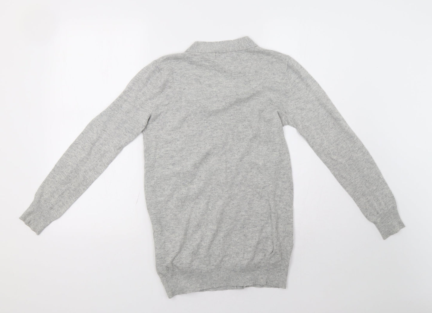 Womens UK Size 8 Matalan Grey Cardigan Jumper