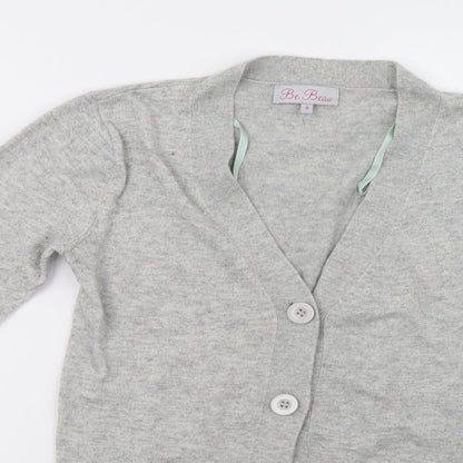 Womens UK Size 8 Matalan Grey Cardigan Jumper