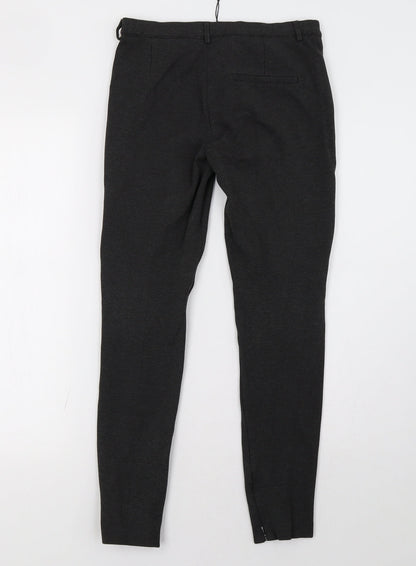 Womens UK Size S Zara Regular Fit  Grey Trousers