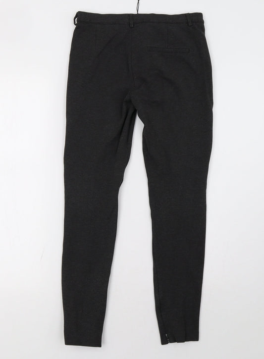 Womens UK Size S Zara Regular Fit  Grey Trousers