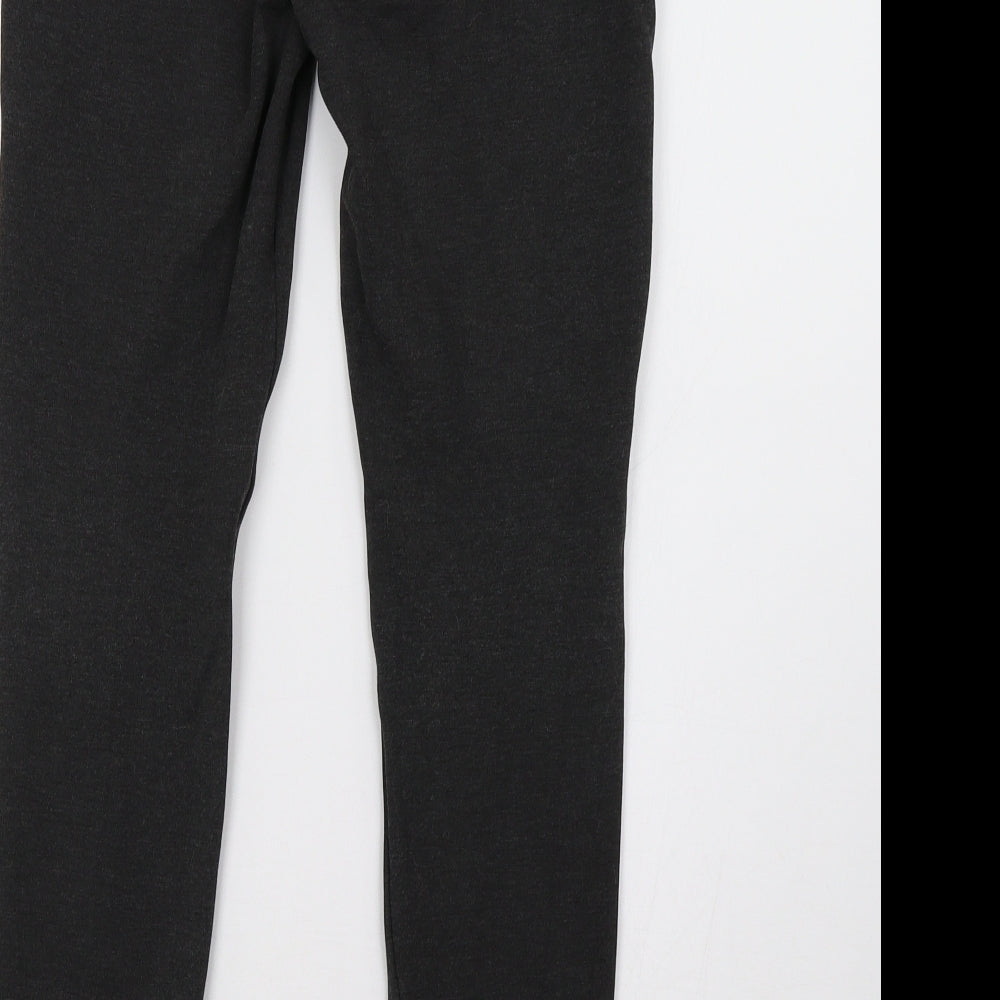 Womens UK Size S Zara Regular Fit  Grey Trousers